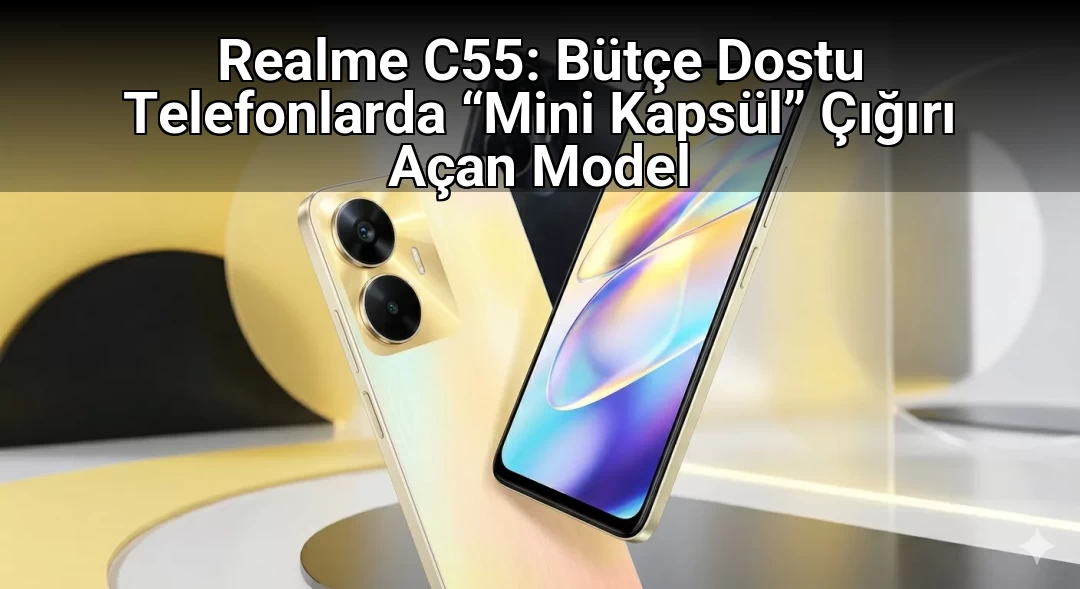 Realme C55: Bütçe Dostu Telefonlarda “Mini Kapsül” Çığırı Açan Model